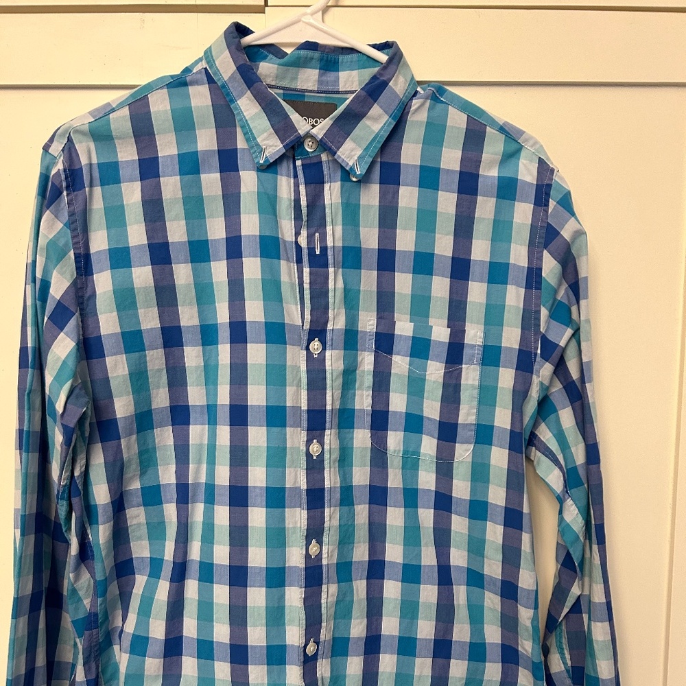 BONOBOS Checked Button Down Shirt